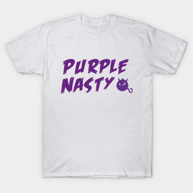 Purple Nasty Devil T-Shirt by dizzycat-biz